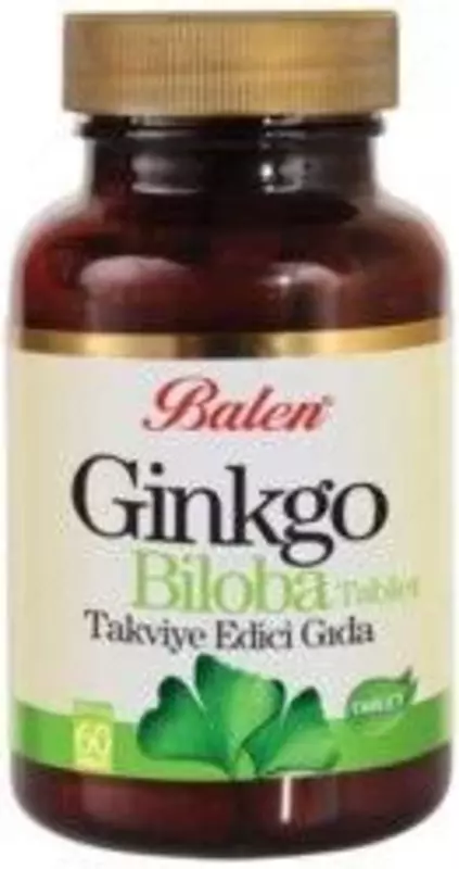 «Ginkgo Biloba Balen» Гинкго билоба таблетки для памяти и кровообращения из Турции купить в Ташкенте