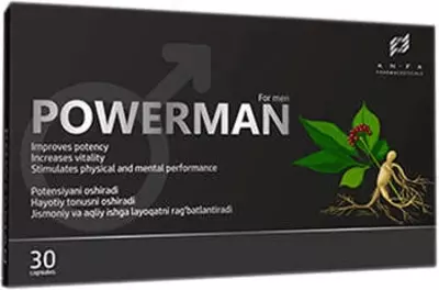 Капсулы Поверман PowerMan для потенции купить в Ташкенте