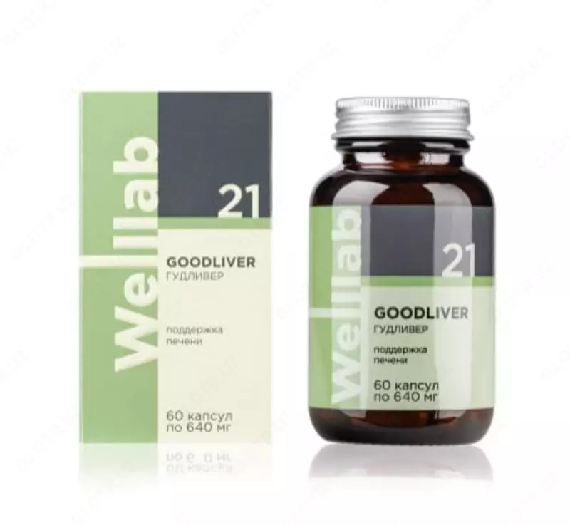   Jigar uchun Welllab GOODLIVER FORMULA BFQ  60 ta kapsula