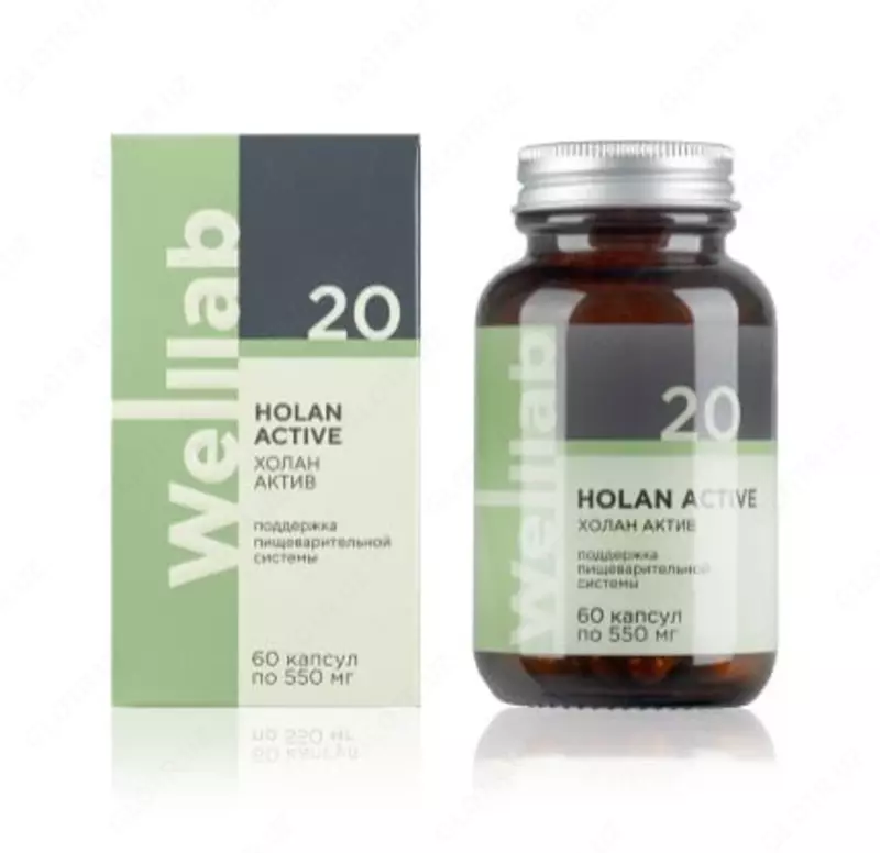   Ot ajratish tizimi uchun Welllab HOLAN PHYTO ACTIVE BFQ  60 ta kapsula