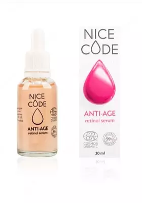 Омолаживающая сыворотка для лица с ретинолом «ANTI-AGE» Nice Code, 30 мл купить в Ташкенте
