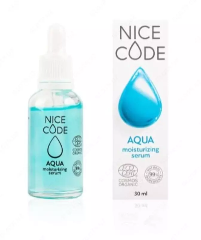  Yuz terisi uchun «AQUA» Nice Code namlantiruvchi zardob  30 ml - 