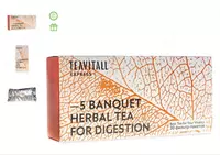 Ovqat hazm qilishni yaxshilash uchun TeaVitall Express Banquet 5 choy ichimligi  30 dona filtr-paket