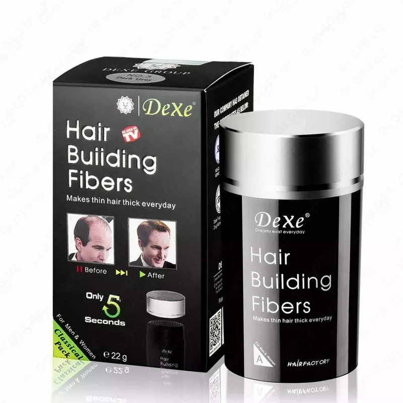 Загуститель волос Dexe hair building fibers для волос купить в Ташкенте