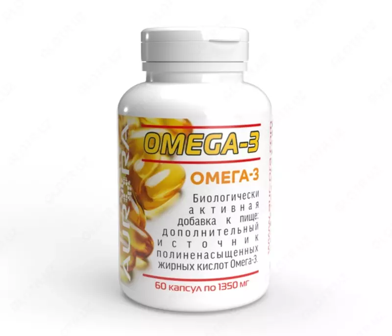 Капсулы Омега-3 (Omega-3) 60 шт от компании Аврора купить в Ташкенте