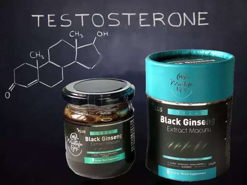   MUSTAFA BEY Бустер для поднятия уровня тестостерона Black Ginseng EXTRACT MACUNU купить в Ташкенте