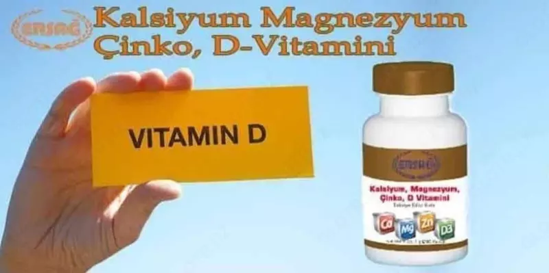  ERSAG КОМПЛЕКС ВИТАМИНОВ КАЛЬЦИЙ  МАГНИЙ  ЦИНК  ВИТАМИН D  90 КАПСУЛ купить в Ташкенте Только в розницу