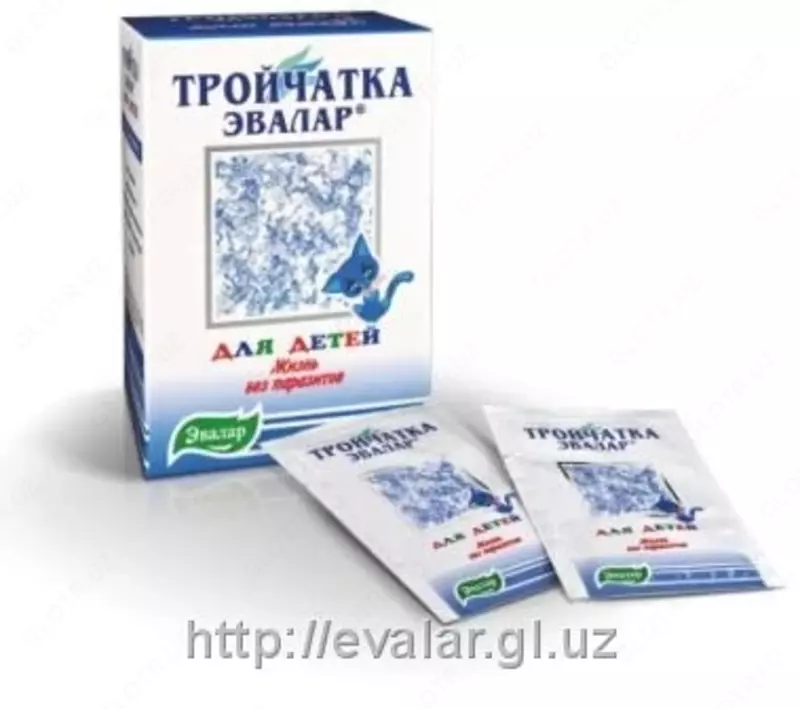 Эвалар Тройчатка Саше для детей 3,6 г 10 шт купить в Ташкенте