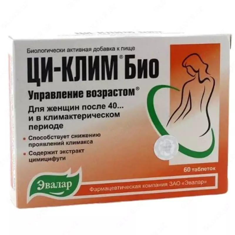 БАД Ци-Клим Био от Эвалар таб. 0.2г №60 купить в Ташкенте