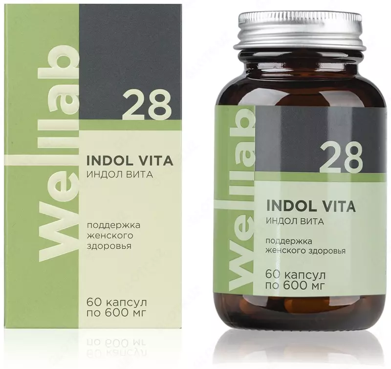   БАД для защиты клеток Welllab INDOL-3 VITA  (Веллаб Индол-3) 60 капсул купить в Ташкенте