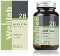   БАД для здоровья женщин Welllab INDOL-3 VITA  (Веллаб Индол-3) 60 капсул купить в Ташкенте