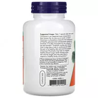  Now Foods  Пиколинат Хрома  200 мкг  250 вегетарианских капсул купить в Узбекистане
