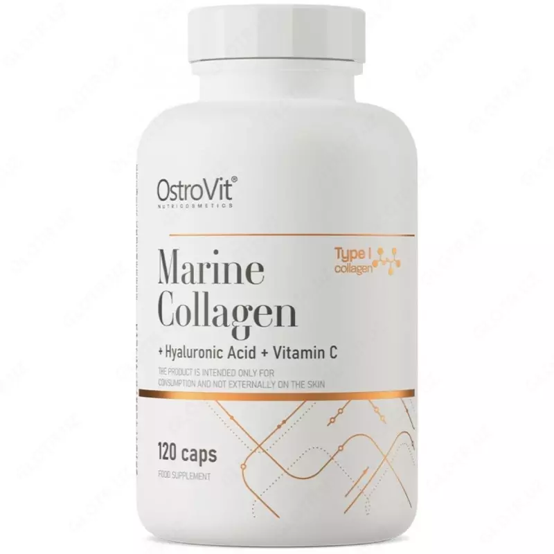 OstroVit Marine Collagen with Hyaluronic Acid and Vitamin C 120 caps купить в Ташкенте