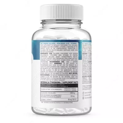 OstroVit Marine Collagen with Hyaluronic Acid and Vitamin C 120 caps купить в Ташкенте