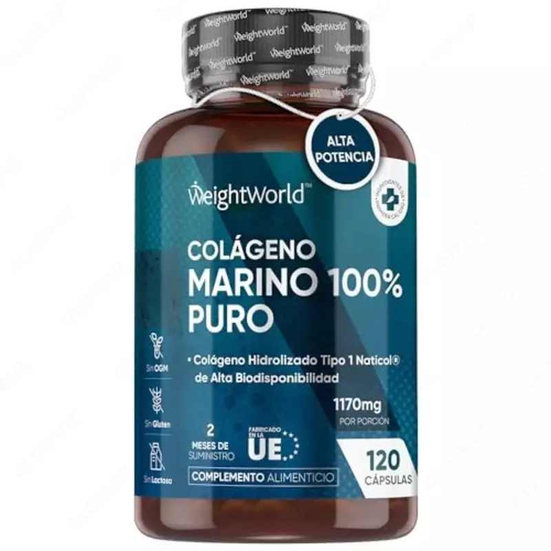  Капсулы чистого морского коллагена Weightworld Pure Marine Collagen 120 капсул купить в Ташкенте Salma.uz