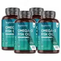  Для поддержки функций мозга и сердца Weightworld Omega-3 Fish Oil 2000mg 240 капсул купить в Ташкенте Salma
