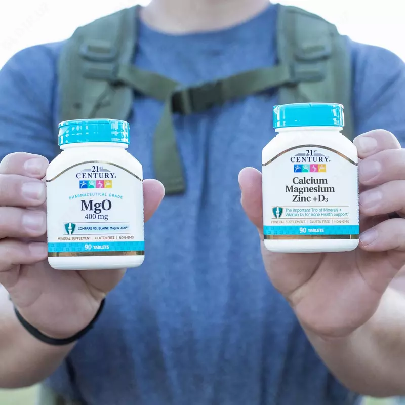   Минеральный комплекс 21st Century Calcium Magnesium Zinc + D3 90 tab купить в Ташкенте