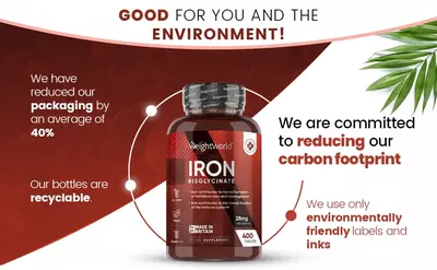Для нормальному функционированию иммунной системы Weightworld Iron (Железо) Bisglucinate 28 mg 400 tab купить в Ташкенте