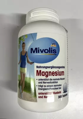 Mivolis Magnesium способствует нормальной работе мышц и нервов, поддержанию нормальных костей и нормальному энергетическому обмену