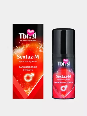 Специальный крем для мужчин "Ты и Я SEXTAZ-M", быстрый эффект, 20 грамм купить в Ташкенте