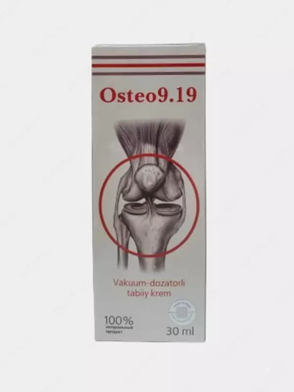  Bogim ogriqlari uchun tabiiy krem vositasi Osteo 9.19  30 ml Toshkentda sotib olish - 