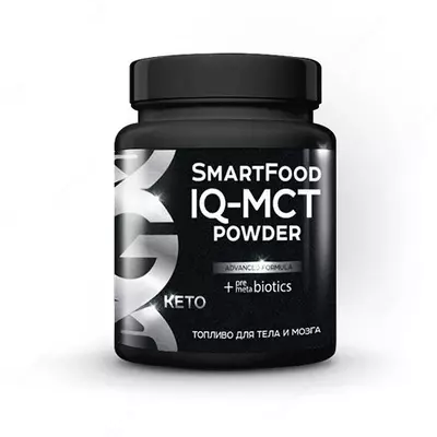 Топливо для тела и мозга SmartFood IQ-MCT Powder (Премиальный порошок МСТ) -