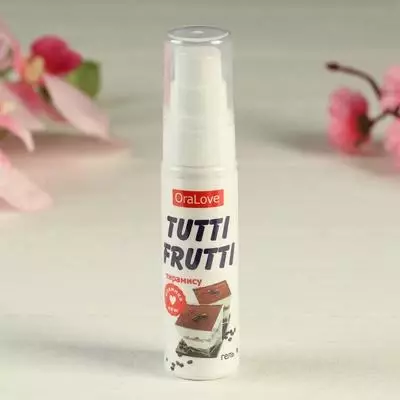 Лубрикант Гель на водной основе с приятным ароматом десерта тирамису Tutti-Frutti тирамису OraLove 30 г купить в Ташкенте -