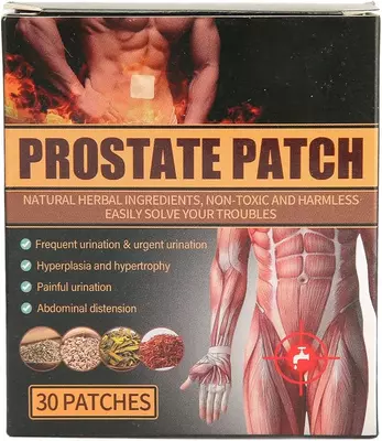 При импотенции или снижение потенции; преждевременное семяизвержение; а также для улучшение качества сексуальной жизни Prostate Patch 30 шт
