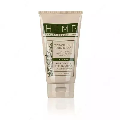 Крем стоп-целлюлит Hemp от компании Greenway для тела с экстрактами конопли и красного перца, 150 мл купить в Ташкенте