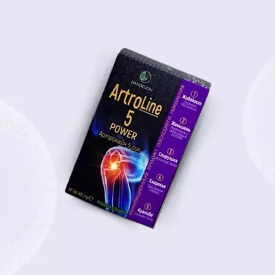 Artroline 5 power Артролайн способствует восстановительным процессам в соединительной ткани суставов при заболеваниях опорно-двигательного аппарата