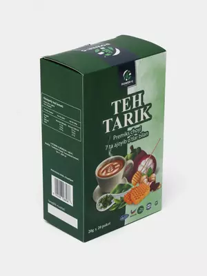 "POWER-G" TEH TARIK sutli tez tayyorlanadigan choy ichimligi (20 ta choy paketchasi)