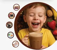   Bolalar uchun tez tayyorlanadigan shokoladli ichimlik POWER-G SMART KOKO A+ Supermind Kids (20 ta paketcha)