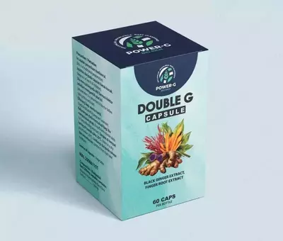 Капсулы Черного Имбиря и Фингеррута "POWER-G" DOUBLE G (60 шт.)