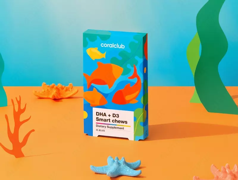 DHA+D3 Smart Chews (30 пастилок)