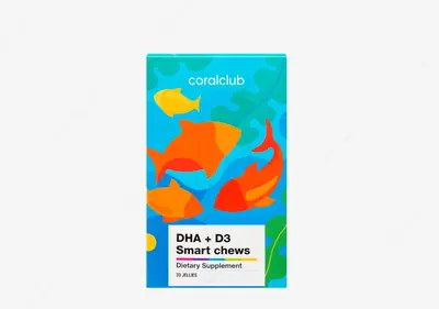  DHA+D3 Smart Chews (30 пастилок) - 