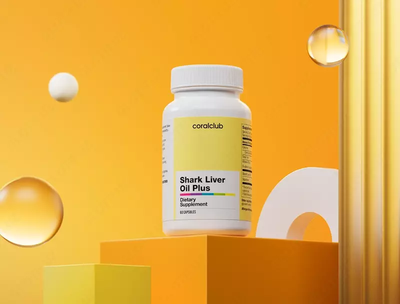 Akula jigari yog‘i Plus (Shark Liver Oil Plus)  60 kapsula