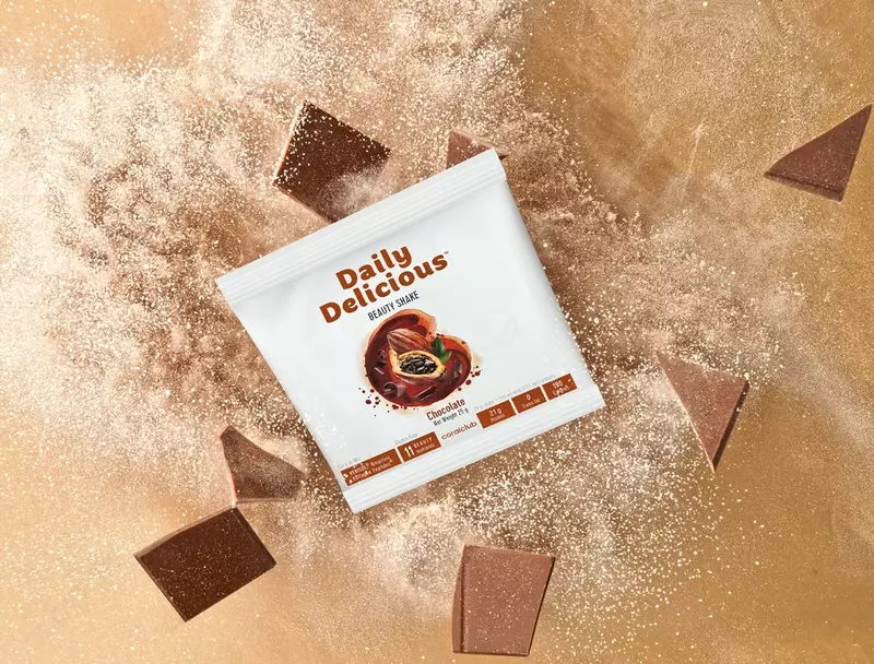 Daily Delicious Beauty Shake shokolad tamli  25 g / 1 porsiya