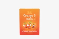 Bolalar uchun korish vitaminlari (parhez qoshimchasi) Coral Club Omega 3 Orange  30 ta chaynaladigan kapsulalar (Germaniya)