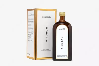 Bogimlar uchun gialuron kislotasi-xondroitin kompleksi (parhez qoshimchasi) Coral Club B-LURON  2 x 500 ml. (Germaniya)