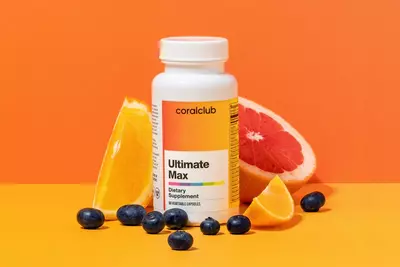  Muvozanatli vitamin kompleksi (parhez qoshimchasi) Coral Club Ultimate Max  60 ta kapsula (AQSh) - 