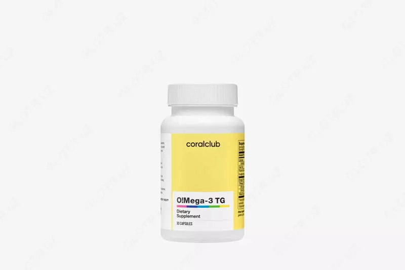 Vitamin-mineral kompleksi (parhez qoshimchasi) Coral Club O! Mega-3 TG  90 kapsula (Ispaniya)