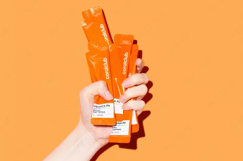   Coral Club Lipostik Fit vaznni nazorat qilish uchun qoshimcha  har biri 15 ml dan 15 ta tayoqchali paket. (Tayvan)