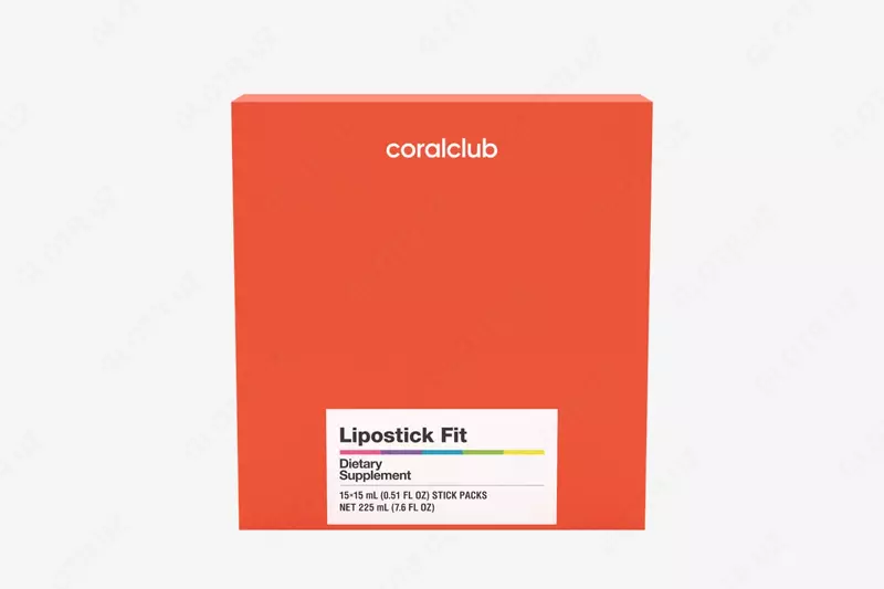 Coral Club Lipostik Fit vaznni nazorat qilish kompleksi (parhez qoshimchasi)  60 ta 15 ml tayoqchali paketlar  oylik paket (Tayvan)
