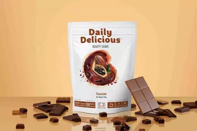  Coral Club Daily Delicious Beauty Shake Shokoladli Protein Shake  500 g / 20 porsiya (Germaniya) - 