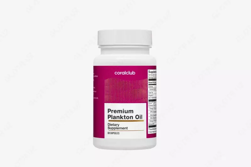Витаминное масло калануса (БАД) Coral Club Premium Plankton Oil  60 капсул (Испания)