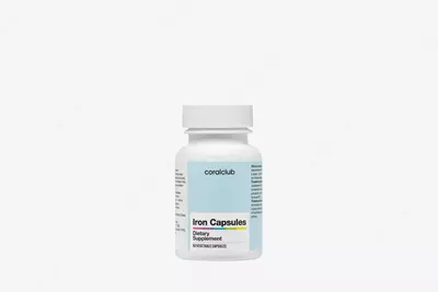 Органическое железо (БАД) Coral Club Iron Capsules  60 капсул (США)