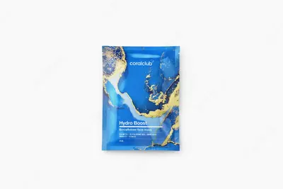 Biosellyulozali yuz niqobi Coral Club Hydro Boost  qadoq. 25 ml dan 1 paketcha. (Tayvan (XXR))
