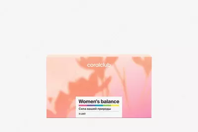 Витаминно-минеральный комплекс для женщин (БАД) Coral Club Womens balance  набор на 30 дней (США  Словения  Испания)