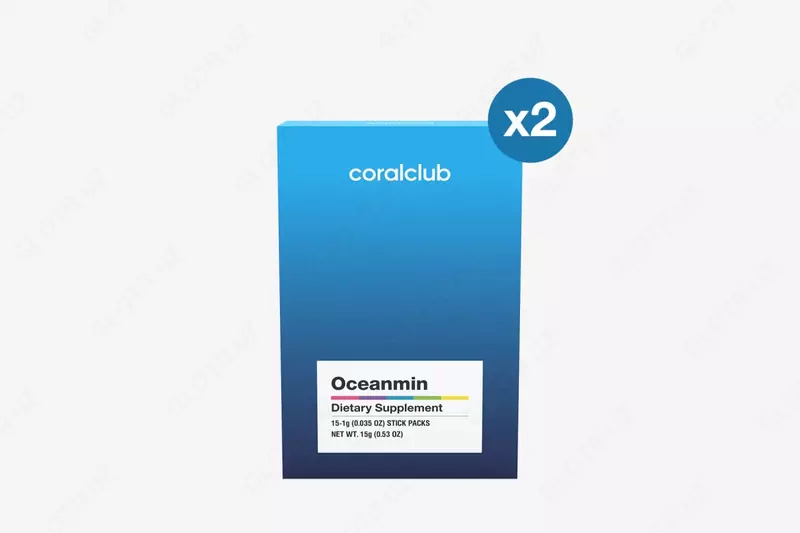 Минеральный комплекс (БАД) Coral Club Оушенмин  курс на 1 месяц  30 стиков. (Тайвань)