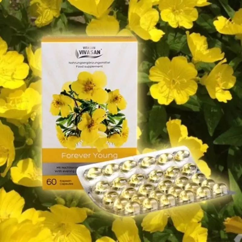 Молодость навсегда (масло энотеры с витамином Е в капсулах) Vivasan